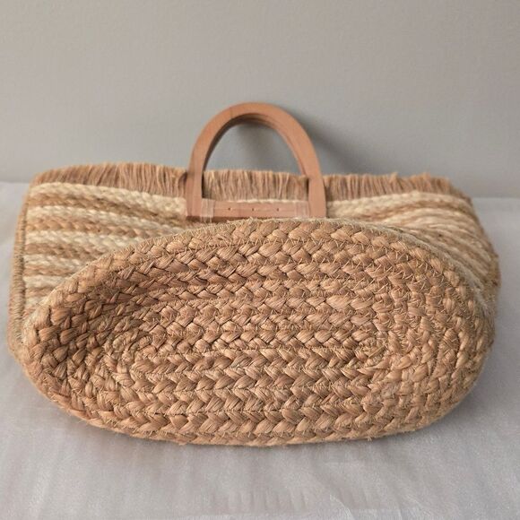 Antik Kraft Amelia Striped Jute Tote Anthropologie - Picture 4 of 8
